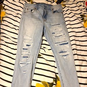 AEO skinny short super stretch jeans